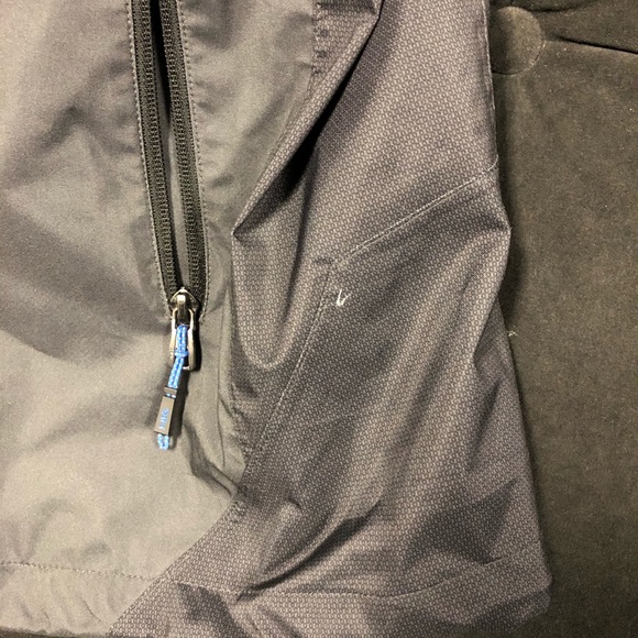 Hawke & CoMens Hooded Rain Full Zip Jacket,Black, - Picture 7 of 7